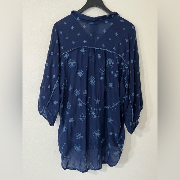 Johnny Was Zodiac Button Down Blouse - Picture 6 of 6